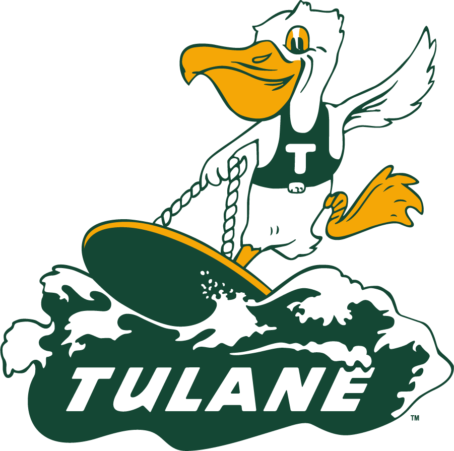 Tulane Green Wave 1920-1924 Primary Logo DIY iron on transfer (heat transfer)